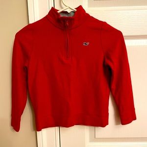 Vineyard Vines 1/2 zip boys sweater.